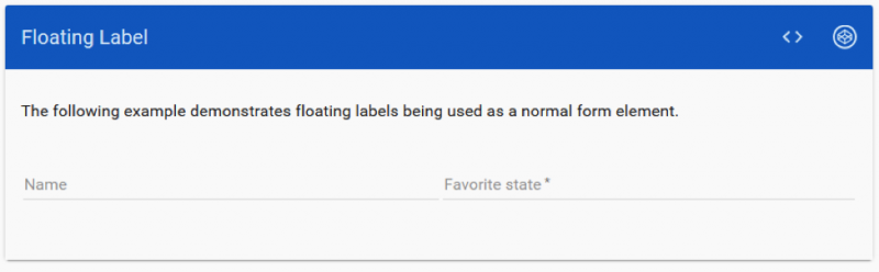 A field prompted by an input placeholder A field prompted by an input placeholder