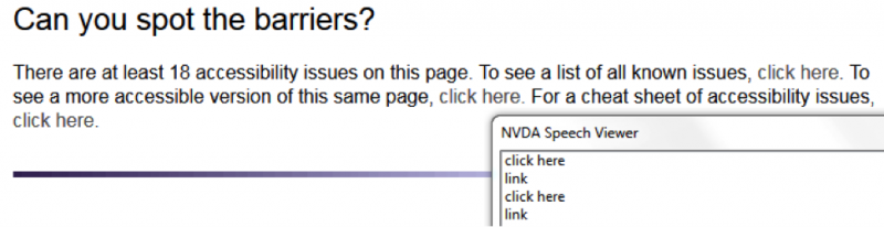 Demo of indistinguishable link names Demo of indistinguishable link names