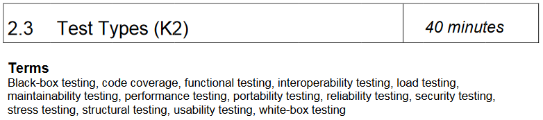 istqb-testtypes